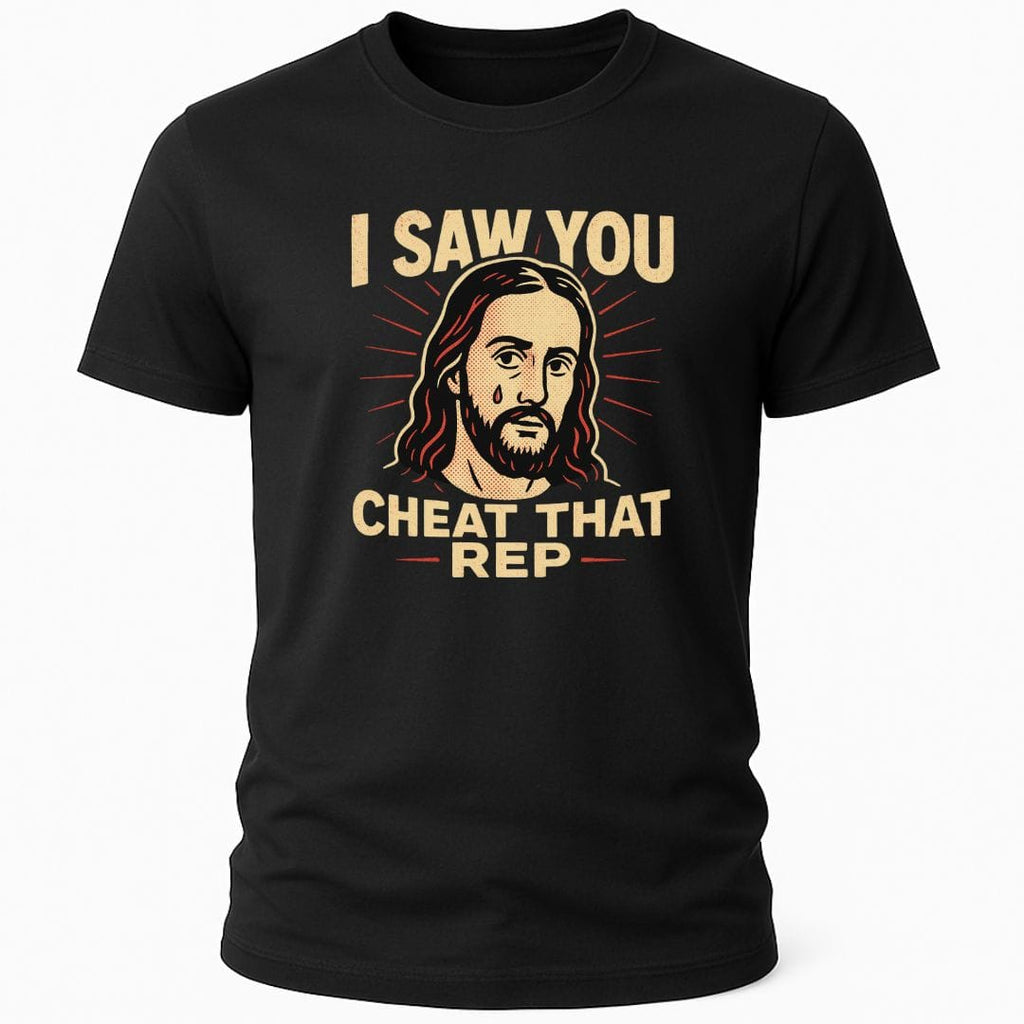 JESUS CHEAT THAT REP T-SHIRT