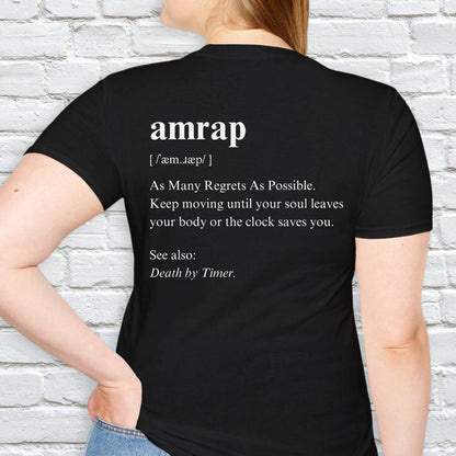AMRAP DEFINITION T-SHIRT