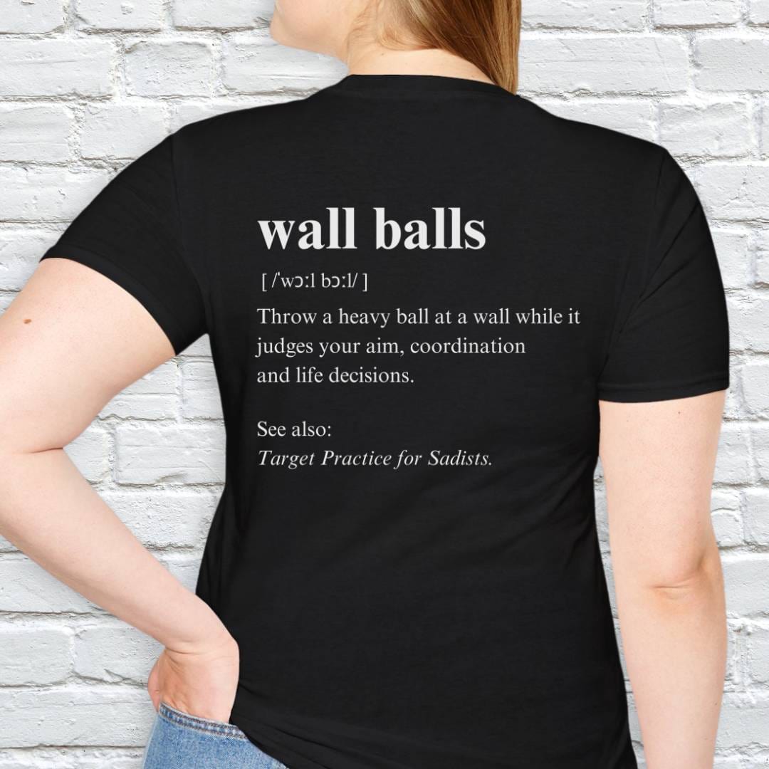 WALL BALLS DEFINITION BACK T-SHIRT