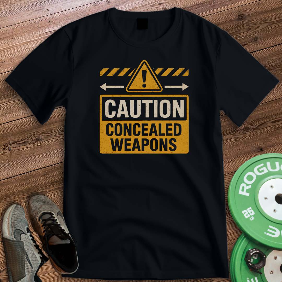 CONCEALED WEAPONS T-SHIRT
