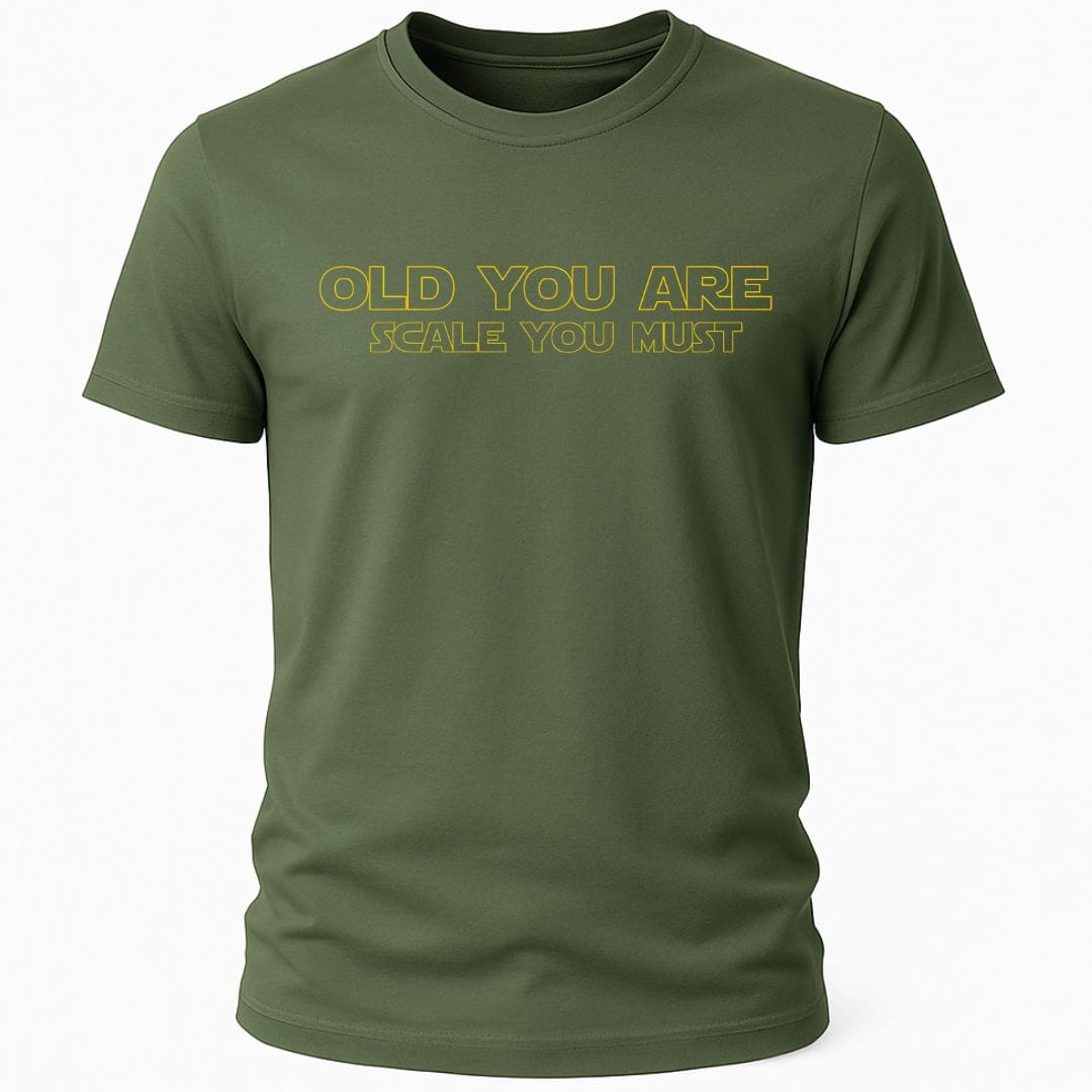 OLD YOU ARE JEDI T-SHIRT
