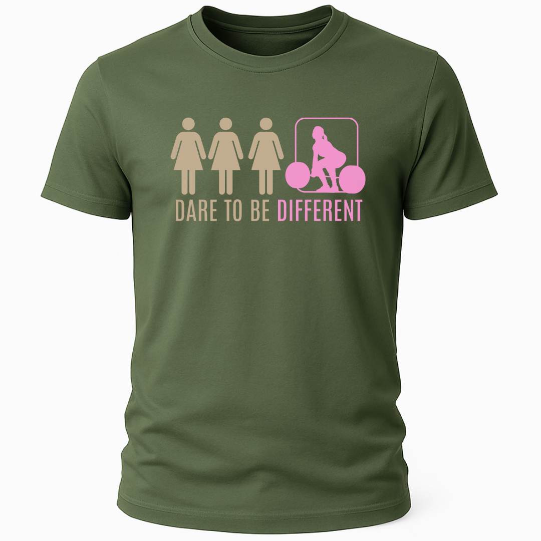 BE DIFFERENT DEADLIFT T-SHIRT