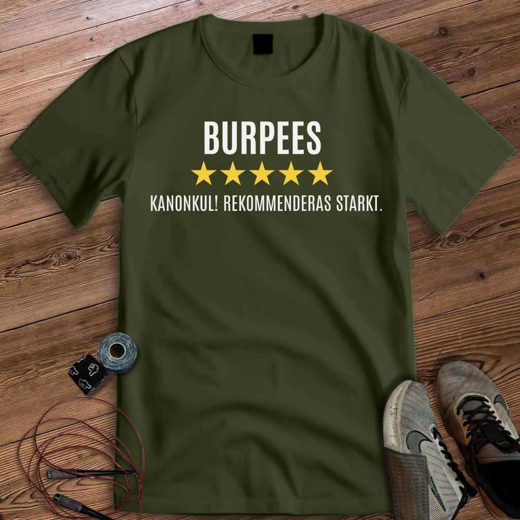 BURPEES KANONKUL, REKOMMENDERAS STARKT T-SHIRT