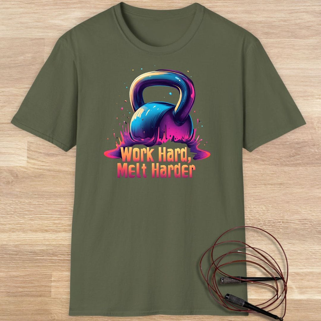 WORK HARD, MELT HARD T-SHIRT