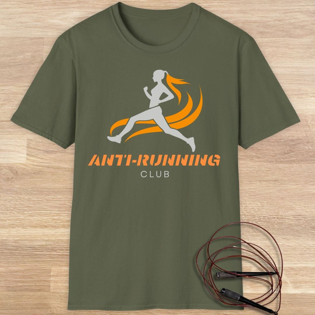 ANTI-RUNNING WOMAN T-SHIRT