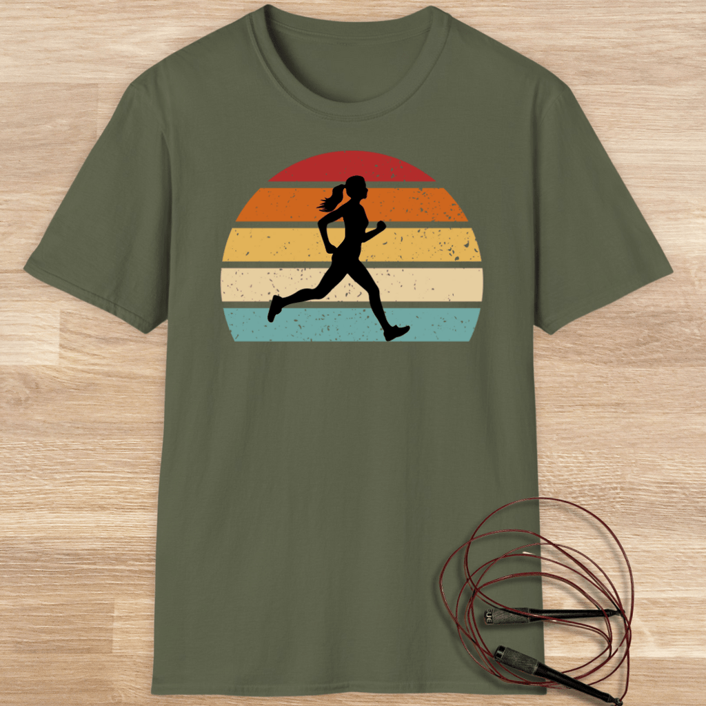 SUNSET RUNNER KVINNA T-SHIRT