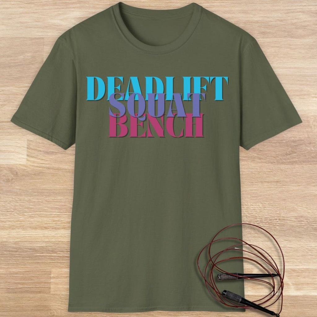 DEADLIFT SQUAT BENCH T-SHIRT