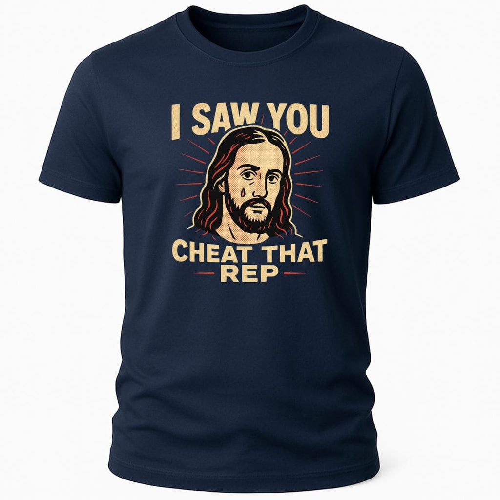 JESUS CHEAT THAT REP T-SHIRT
