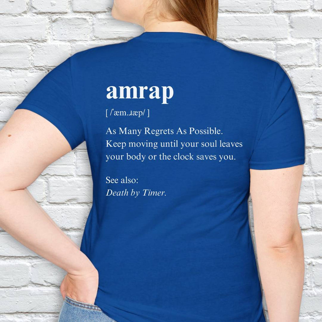 AMRAP DEFINITION T-SHIRT