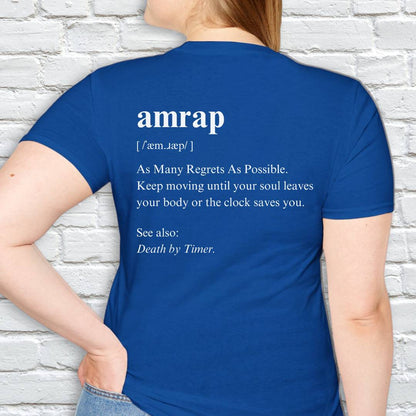 AMRAP DEFINITION T-SHIRT