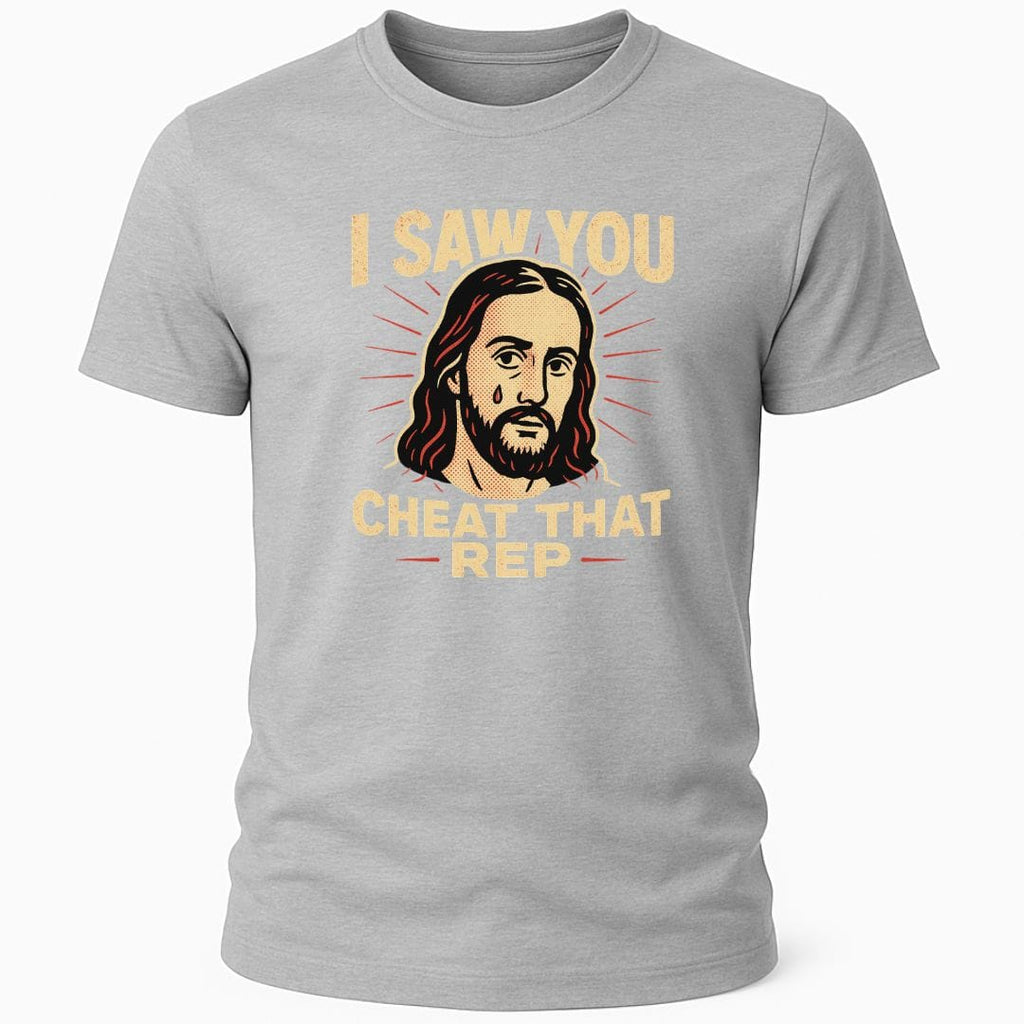 JESUS CHEAT THAT REP T-SHIRT