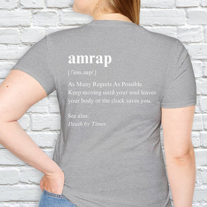 AMRAP DEFINITION T-SHIRT
