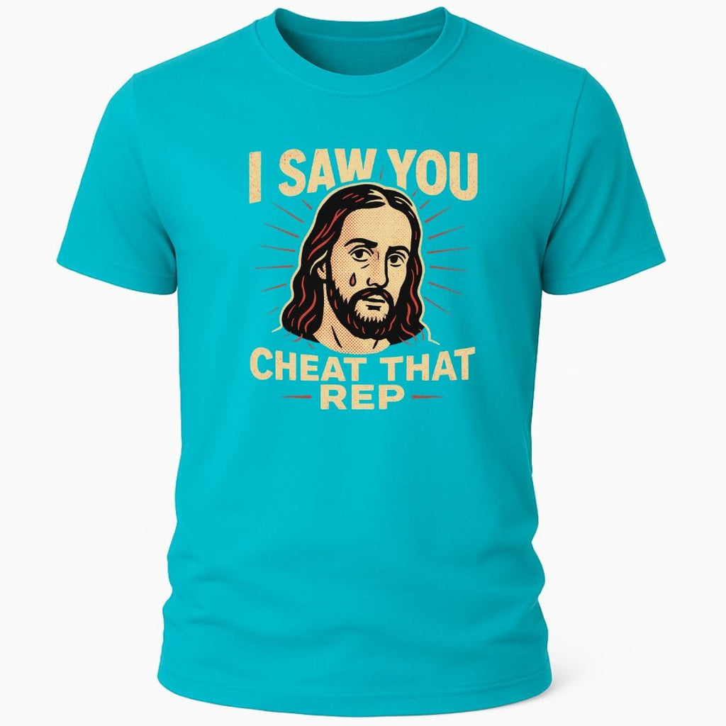 JESUS CHEAT THAT REP T-SHIRT