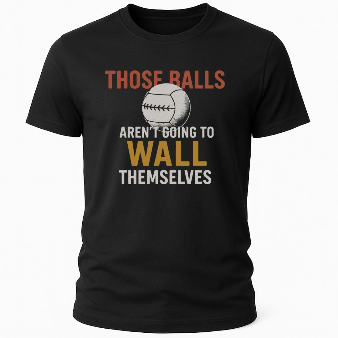 WALL BALLS BY RON T-SHIRT