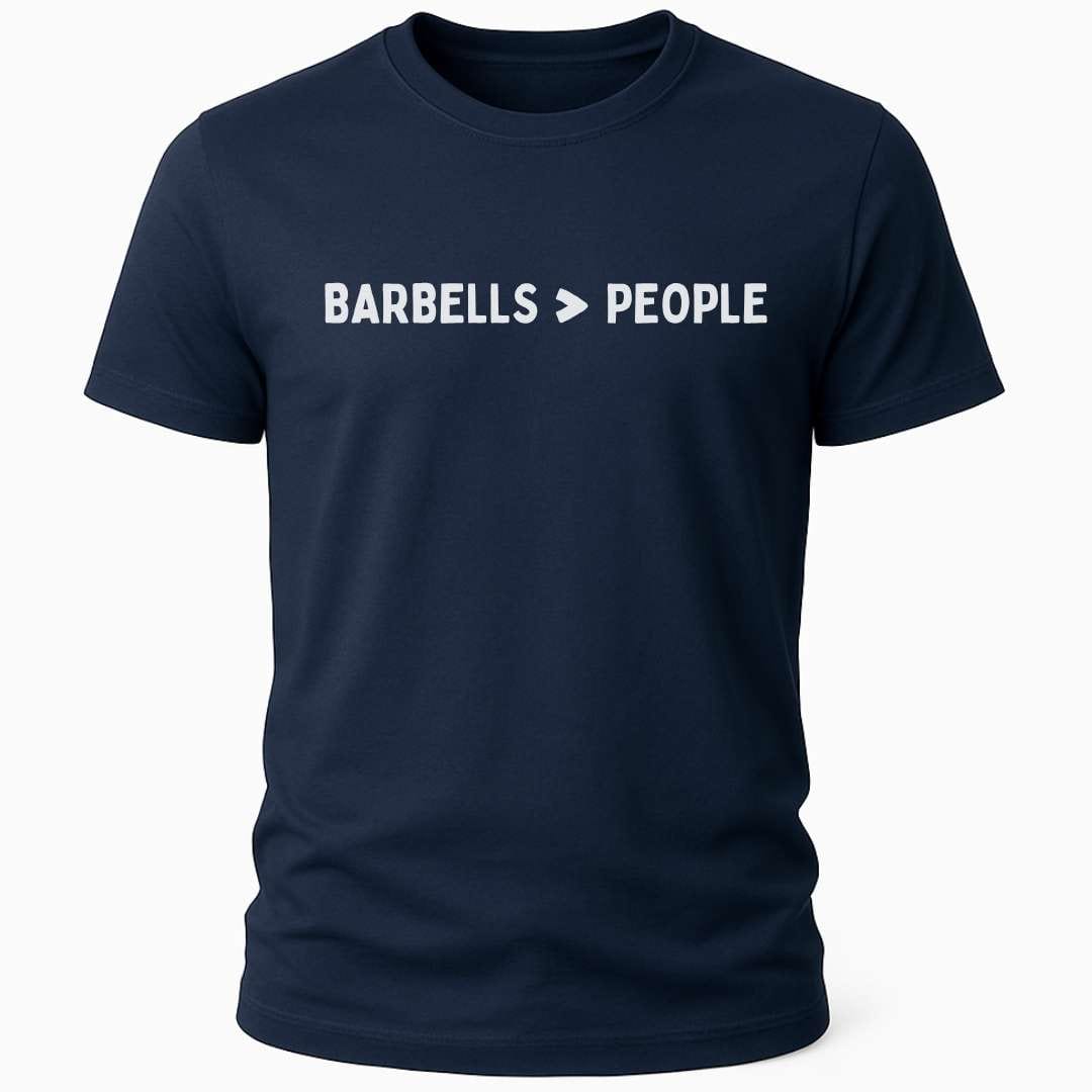 BARBELLS PEOPLE T-SHIRT