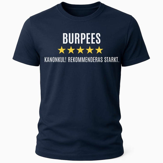 BURPEES KANONKUL, REKOMMENDERAS STARKT T-SHIRT