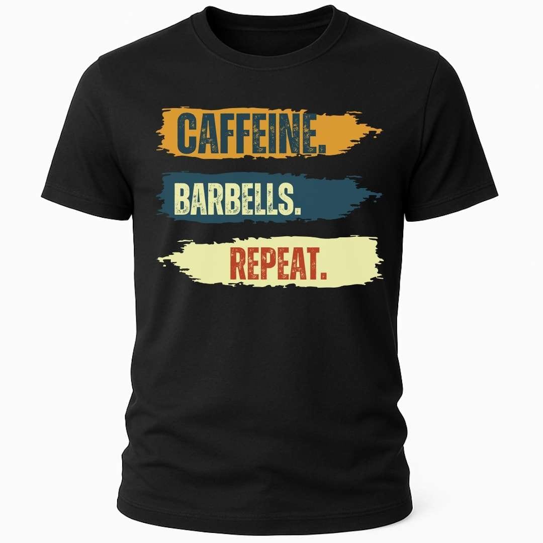 CAFFEINE BARBELLS T-SHIRT