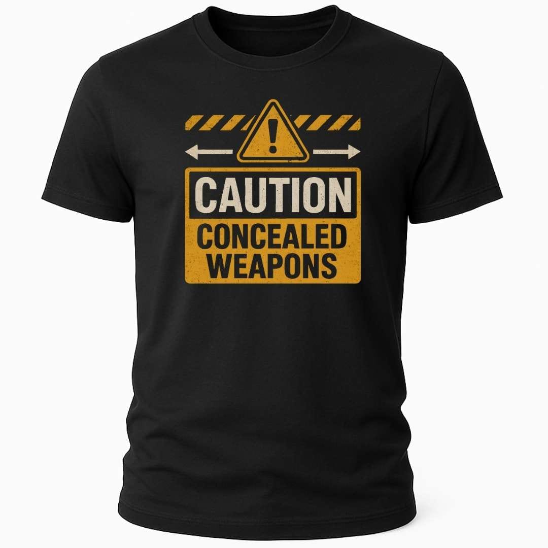 CONCEALED WEAPONS T-SHIRT
