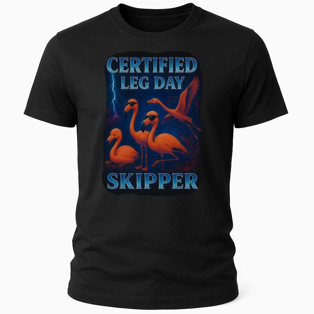 LEG DAY SKIPPER T-SHIRT
