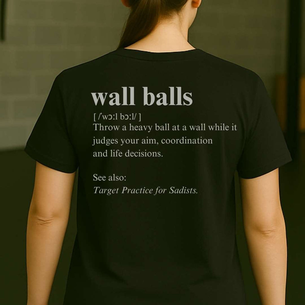 WALL BALLS DEFINITION BACK T-SHIRT
