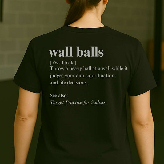 WALL BALLS DEFINITION BACK T-SHIRT